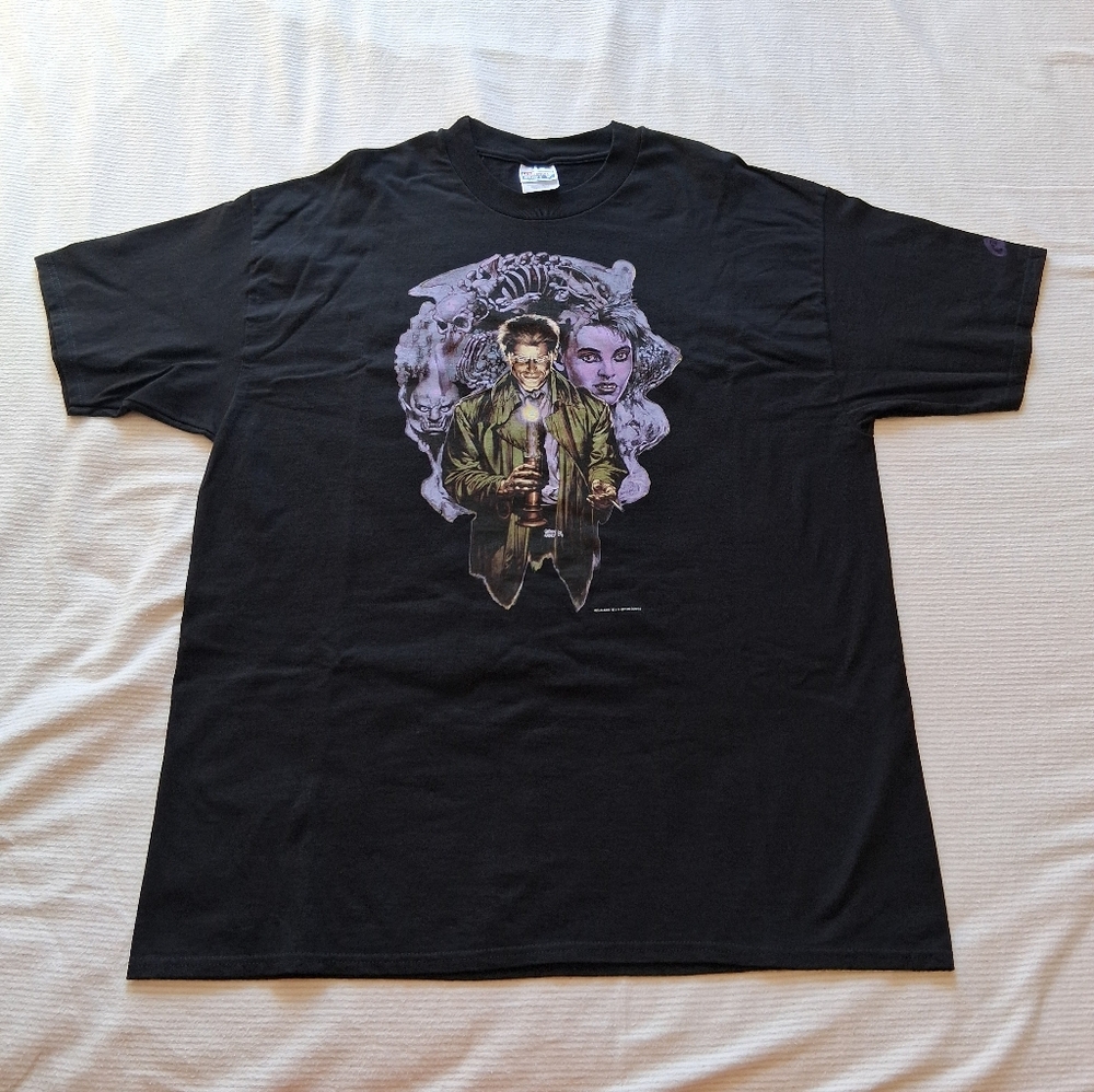 Vintage 1990s Y2K Hanes DC Comics John Constantine Hellblazer Black T-Shirt XXL